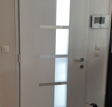 Pose porte d'entrée près de Douai